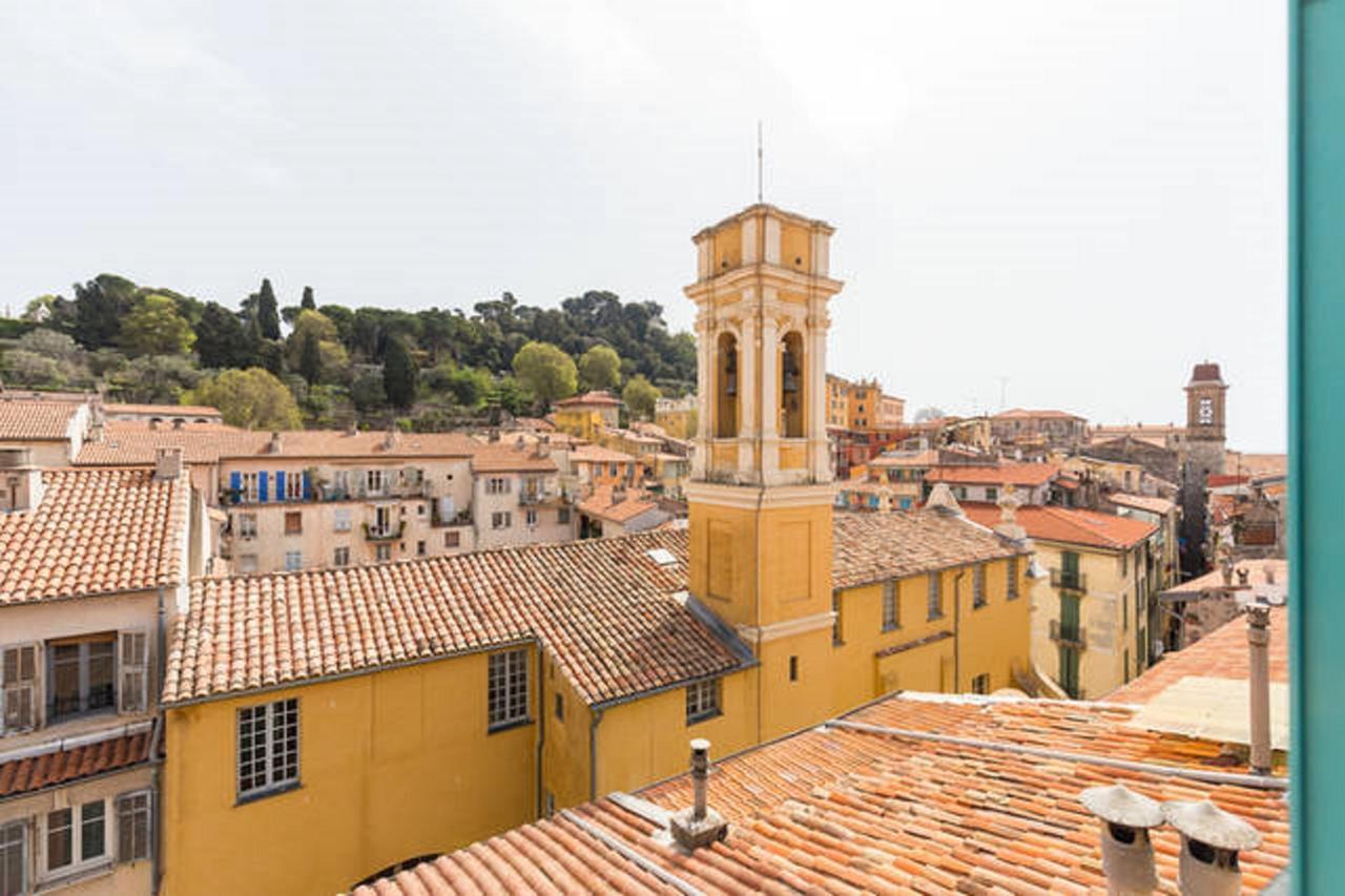 La Croix - F3, Terrasse Vue Panoramique, Vieux-Nice Old Town And Terrace Exterior foto